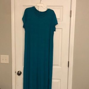 NWOT Teal Midi/Maxi Dress